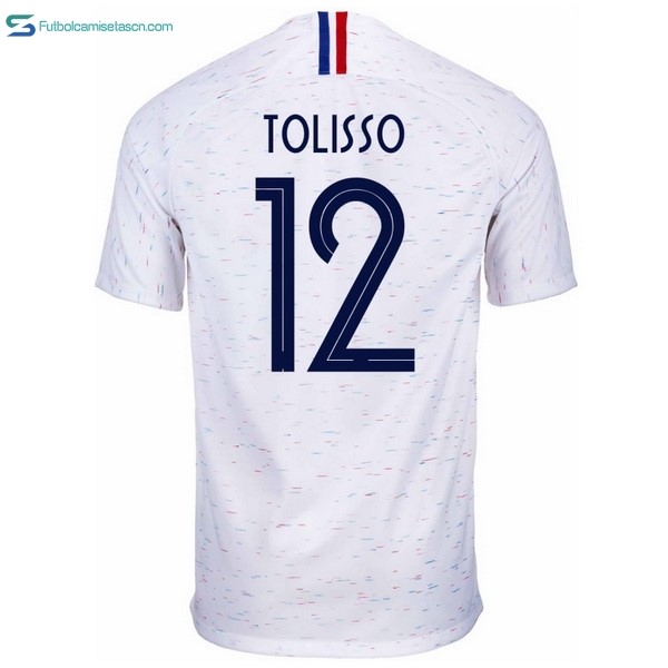 Camiseta Francia 2ª Tolisso 2018 Blanco